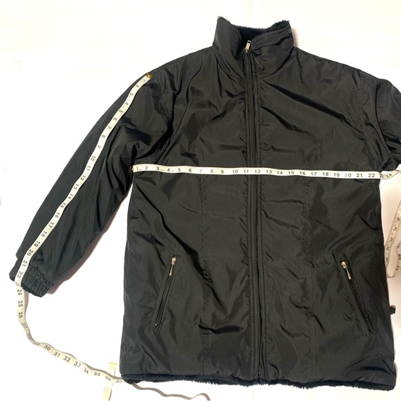 OBERMEYER 1947 REVERSIBLE FAUX FUR PAULINA SKI SNOWBOARD WINTER COAT JACKET Sz10 - Picture 13 of 14